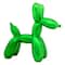 11" Electroplated Green Balloon Dog Figurine